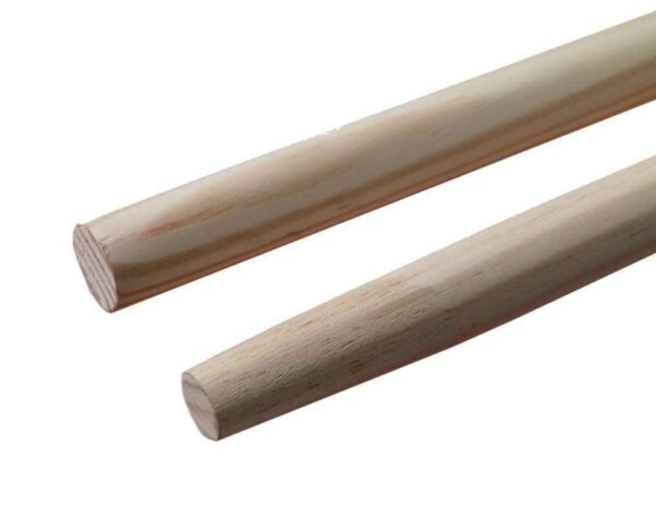 Holzstiel für Linienbesen und Linienkehrmaschinen